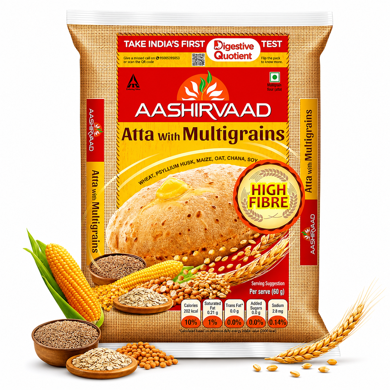 Aashirvaad Atta with Multigrains
