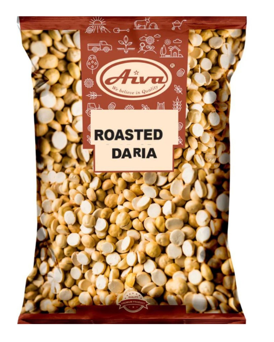 Aiva Roasted Daria (Roasted Channa/Pottukadalai)